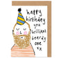 Brilliant Beardy One Blonde Beard Happy Birthday Card