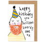 Brilliant Beardy One Bald Ginger Beard Happy Birthday Card