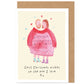 Cosy Christmas Wishes Snuggly Jumper Card