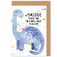 Massive Thanks Brilliant Teacher Dinosaur Card
