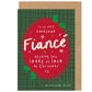 Handsome Fiancé Christmas Card - Holiday, Festive, Engaged, Love You, Romantic, Engaged 2025