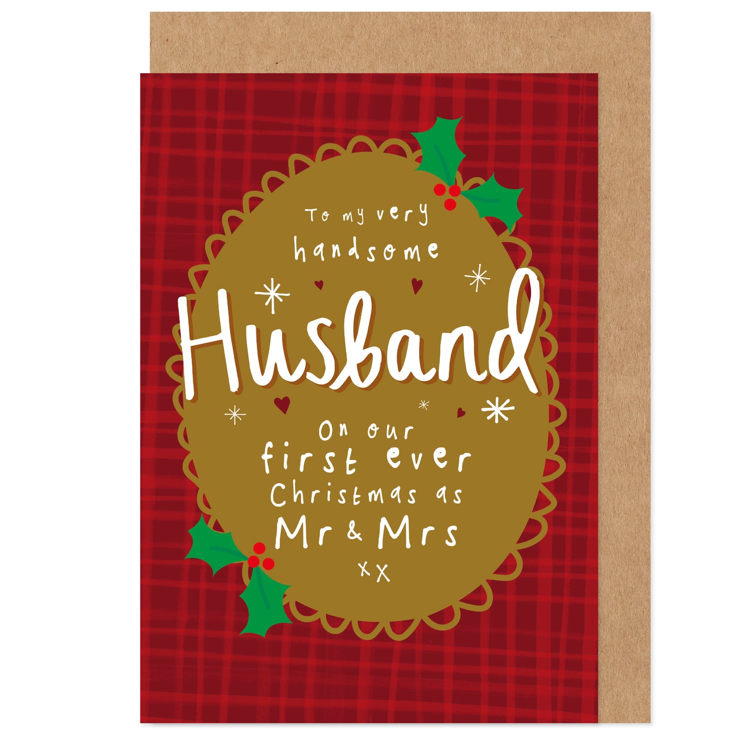 First Christmas As My Husband Card - Married In 2025, Mr & Mrs