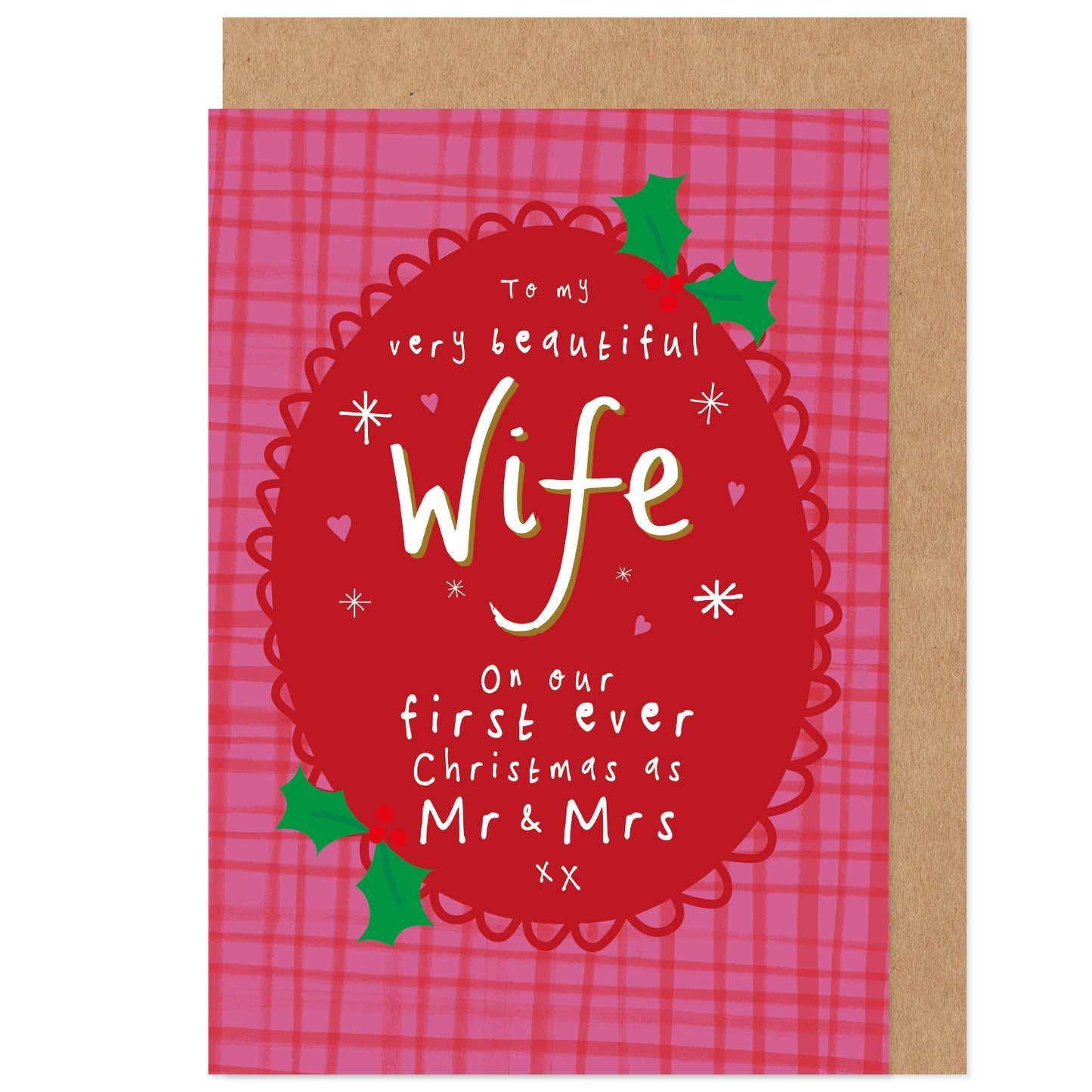 First Christmas As My Wife Card - Married In 2025, Mr & Mrs