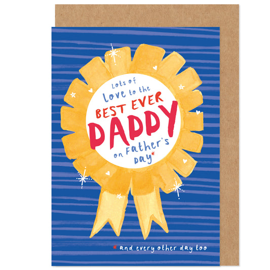Best Grandad Rosette | Father's Day Card | Lots Of Love