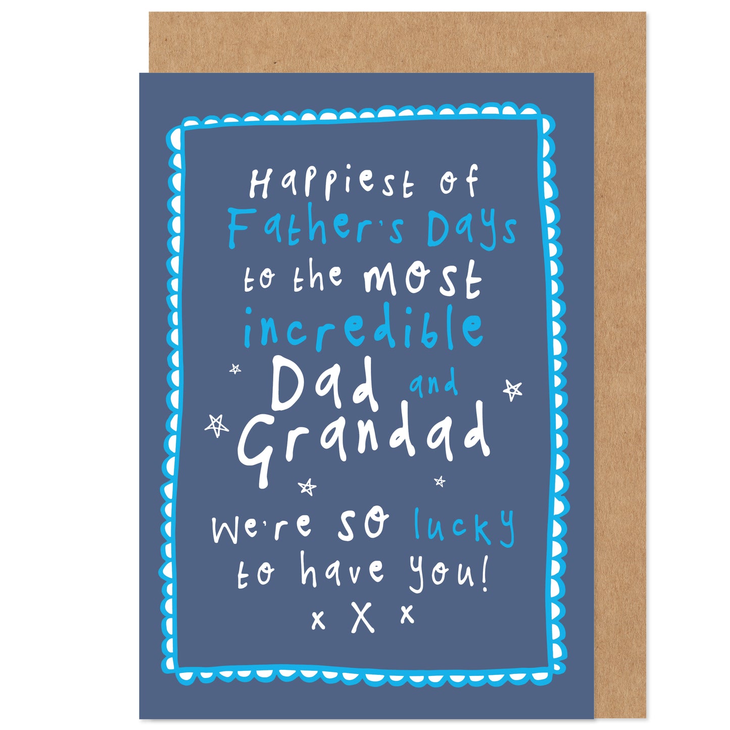 Father's Day Card | Dad And Grandad | Heartfelt Lucky