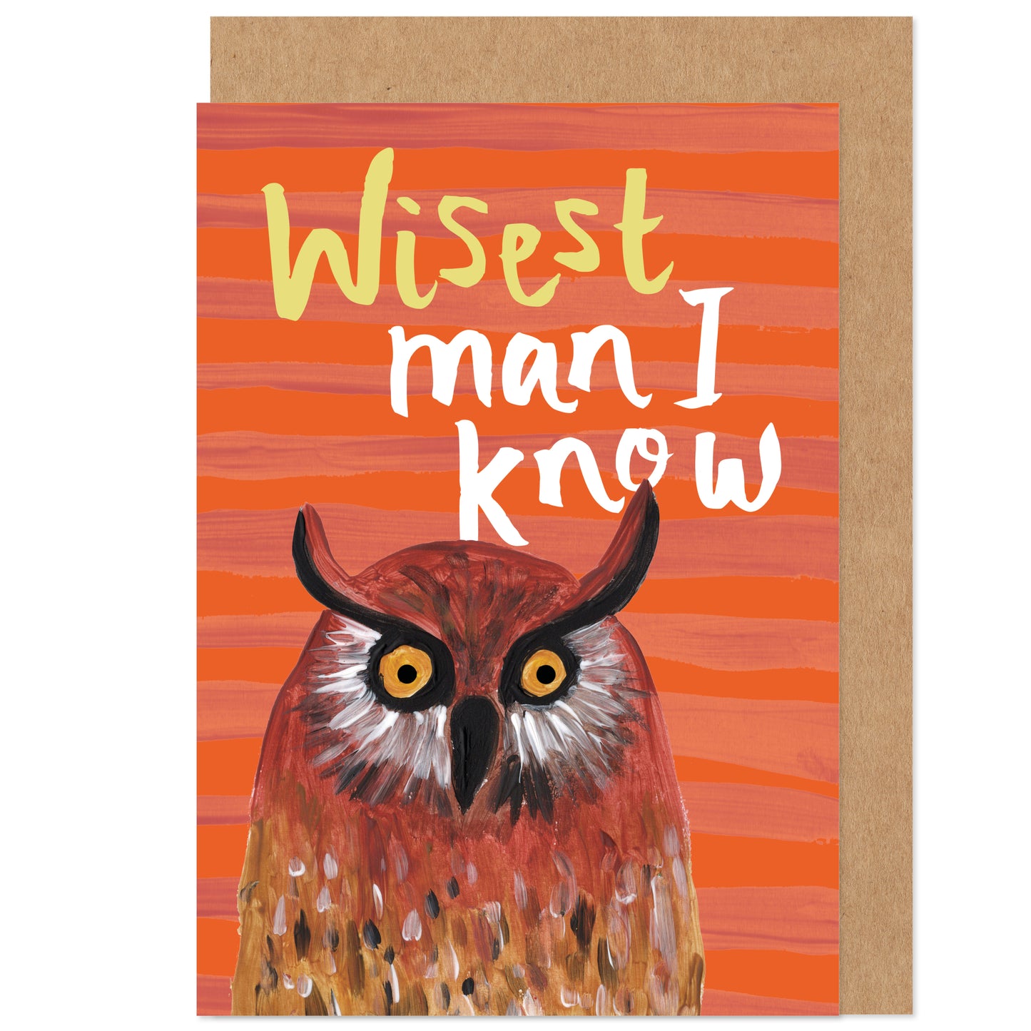 Father's Day Card | Wisest Man I Know | Owl Punny Birds