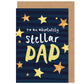 Father's Day Card | Stellar Dad | Cute Space Stars