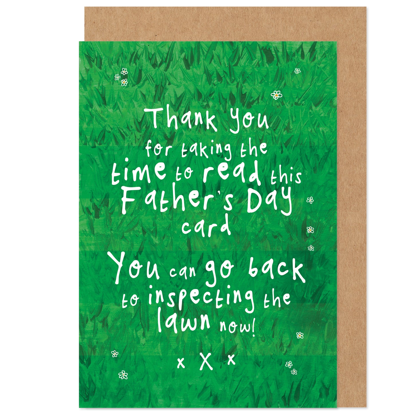 Father's Day Card | Lawn Inspector Obsessed | Humour Funny