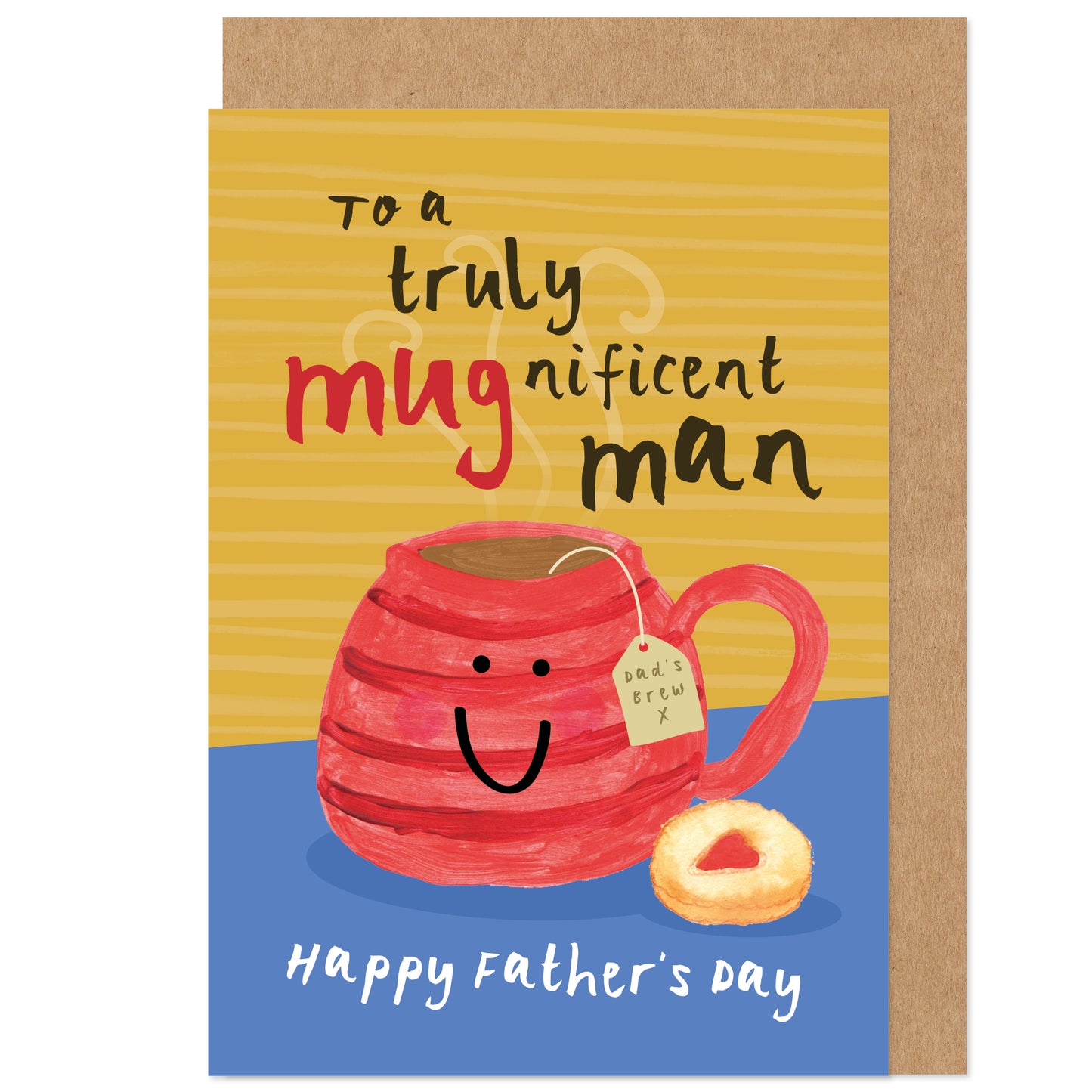 Father's Day Card | Mugnificent Man | Funny Pun Tea Mug