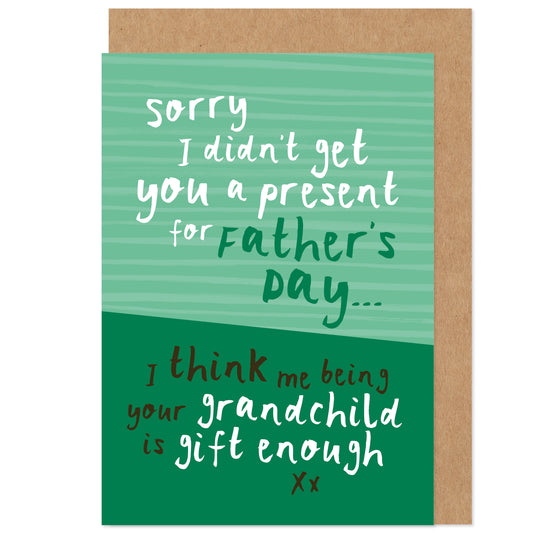 Cheeky Father's Day Card | For Grandfather Grandad Grandpa