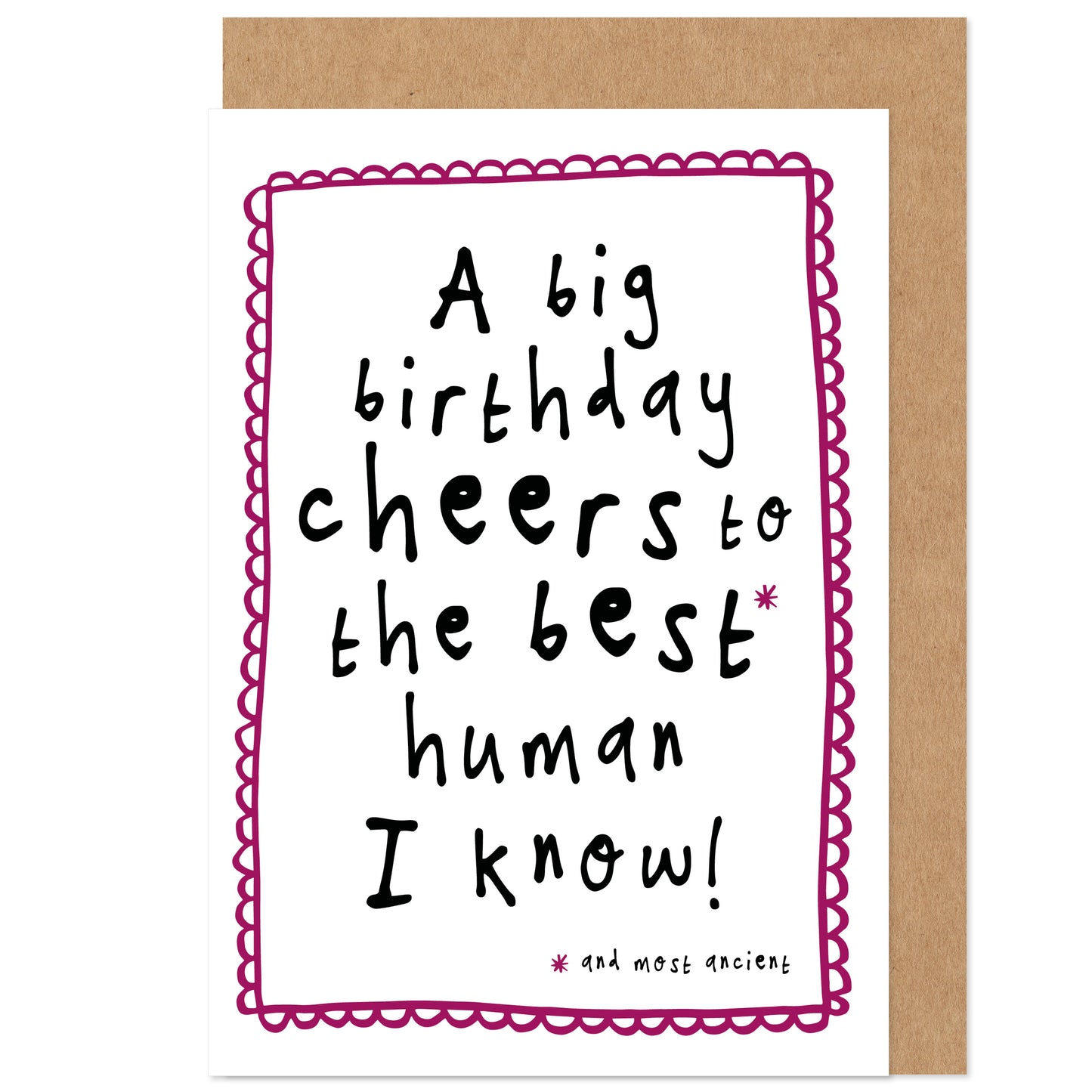 Funny Birthday Card | Best And Most Ancient Human