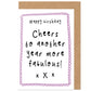 Birthday Card | Another Year More Fabulous!