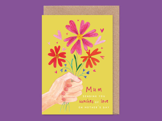 Bunches Of Love Mother's Day Card