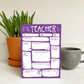 Teacher Fill In The Blanks Thank You Card