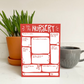 Nursery Fill In The Blanks Thank You Card