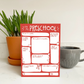 Preschool Fill In The Blanks Thank You Card