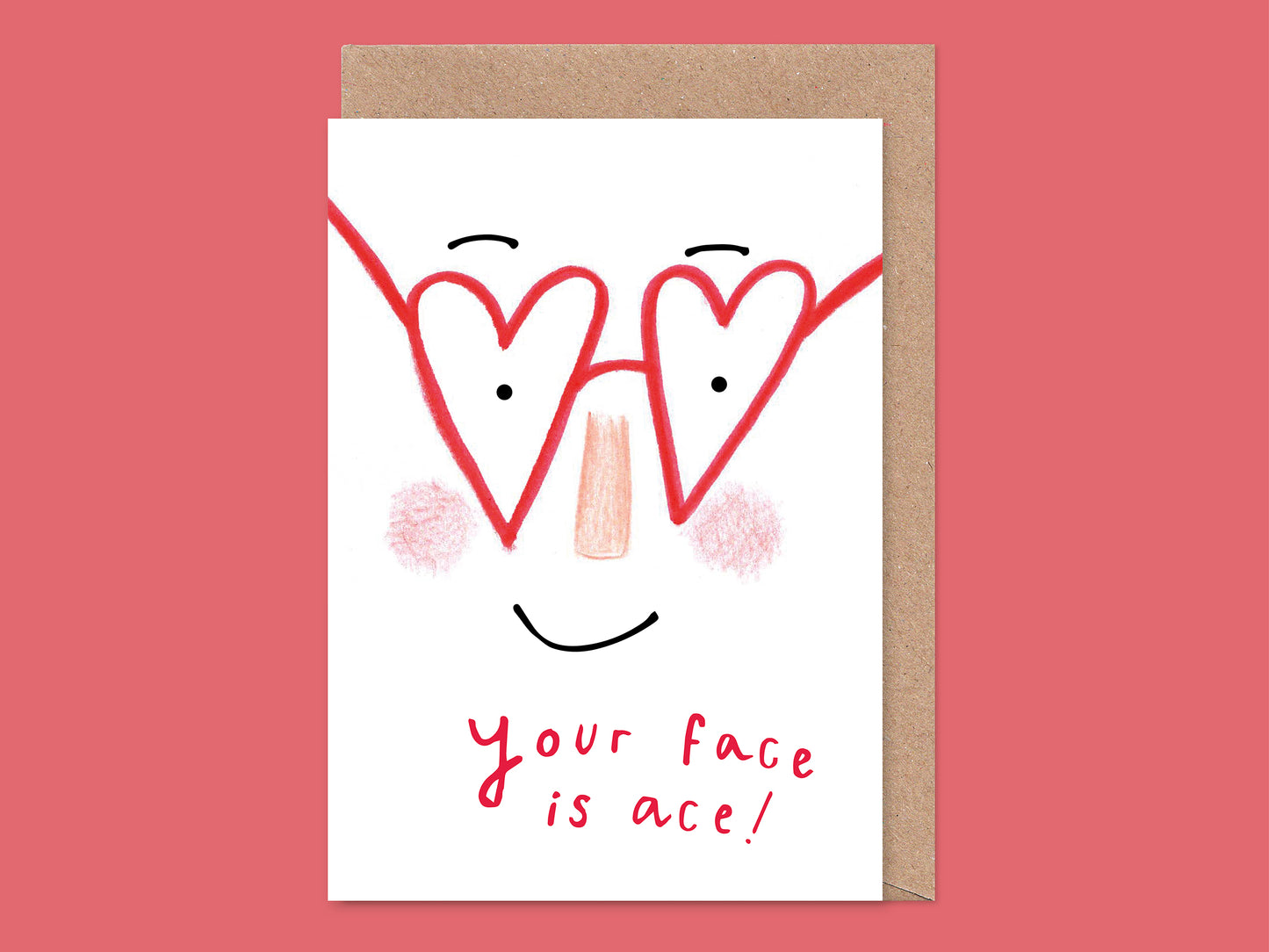 Your Face Is Ace Valentine's / Anniversary Card