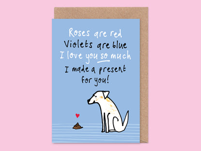 From The Dog Valentine's Card Valentine's Card