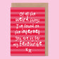 Weirdo On The Internet Valentine's / Anniversary Card