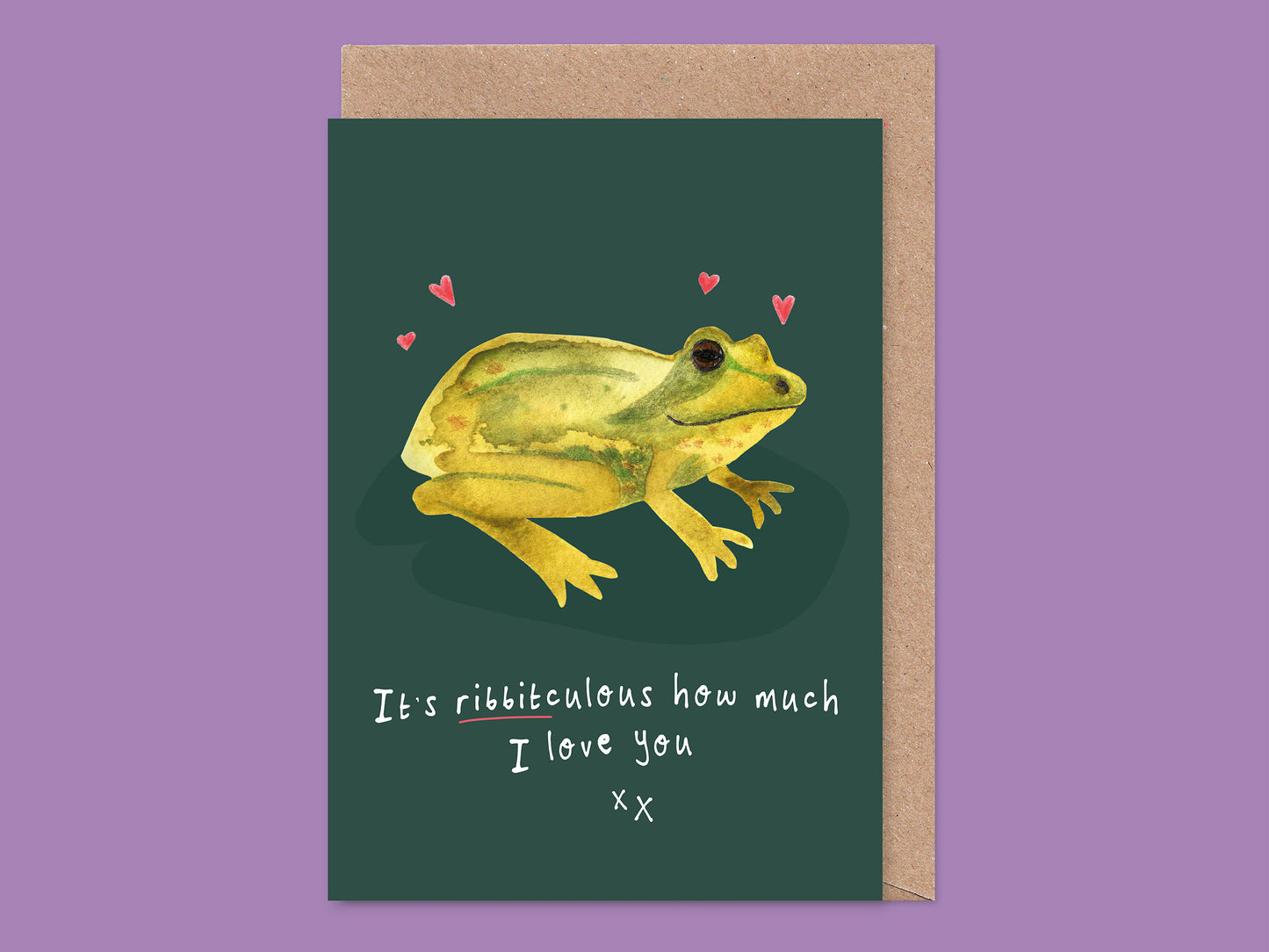 Cute Frog Valentine's / Anniversary Card