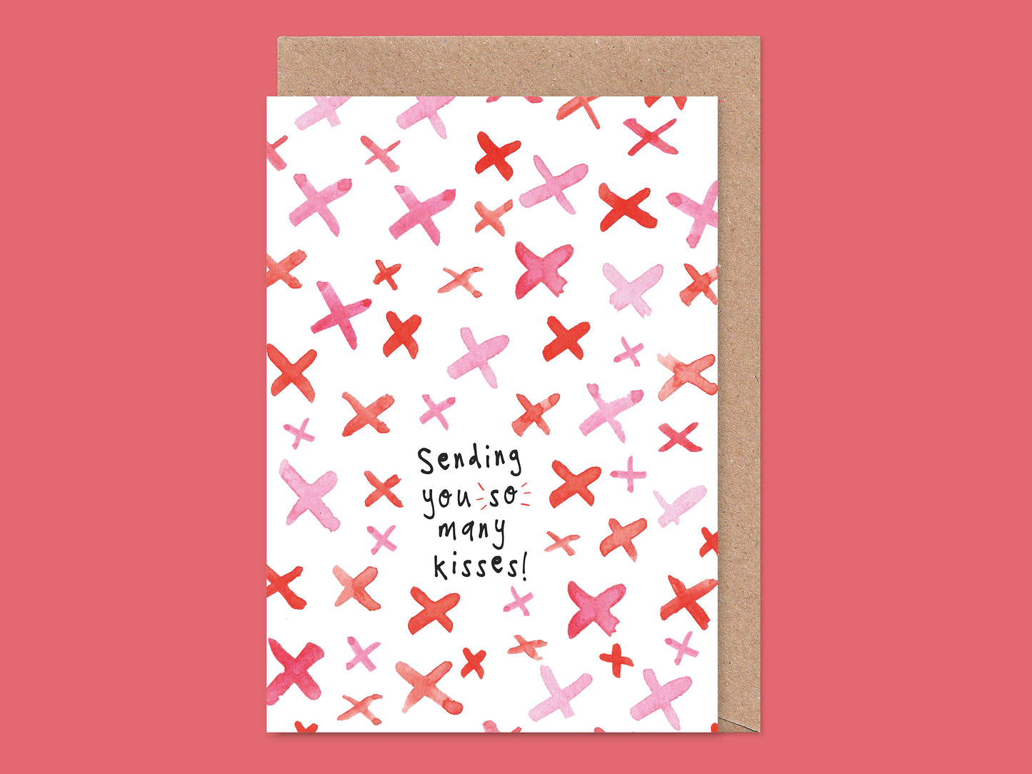 Sending Kisses Valentine's / Anniversary Card
