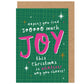 Joy However You Choose Christmas Card