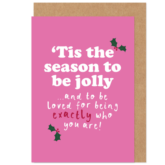 Be Who You Are LGBT Christmas Card