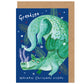 Grandson Christmas Card - Warmest Wishes Dragon