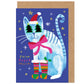 Feline Extra Festive - Cat Christmas Card