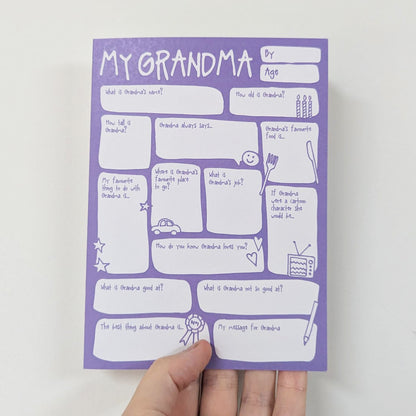 My Grandma Fill In The Blanks Card - SUPER SECONDS