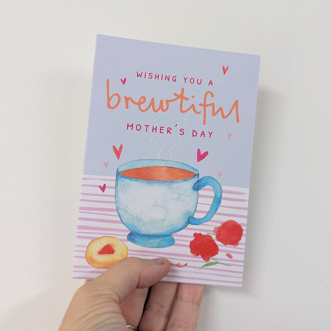 Brewtiful Tea Coffee Mother's Day Card - SUPER SECONDS