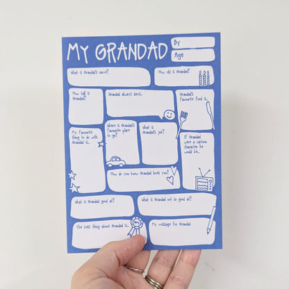 My Grandad Fill In The Blanks Card - SUPER SECONDS