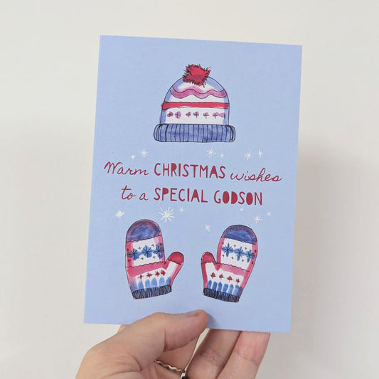 Godson Christmas Card - SUPER SECONDS