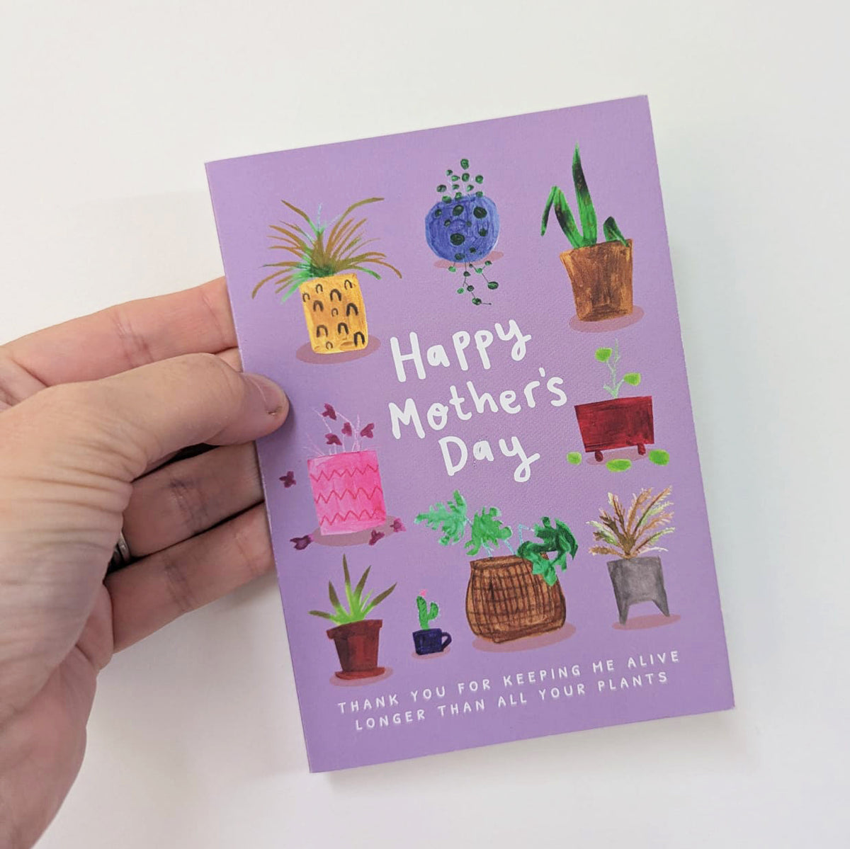 Funny Houseplants Mother's Day Card - SUPER SECONDS