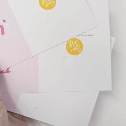 New Baby Girl Little Bit Lovelier Card - SUPER SECONDS