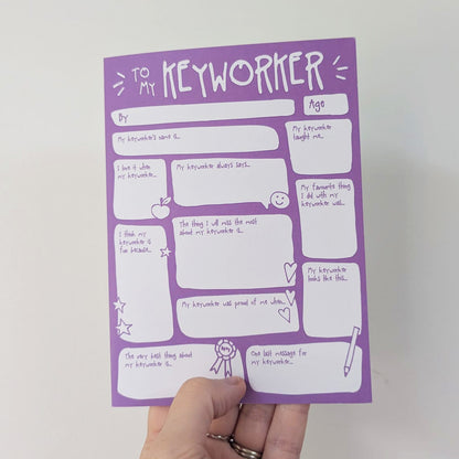 My Keyworker Fill In The Blanks Card - SUPER SECONDS