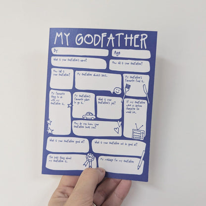 My Godfather Fill In The Blanks Card - SUPER SECONDS