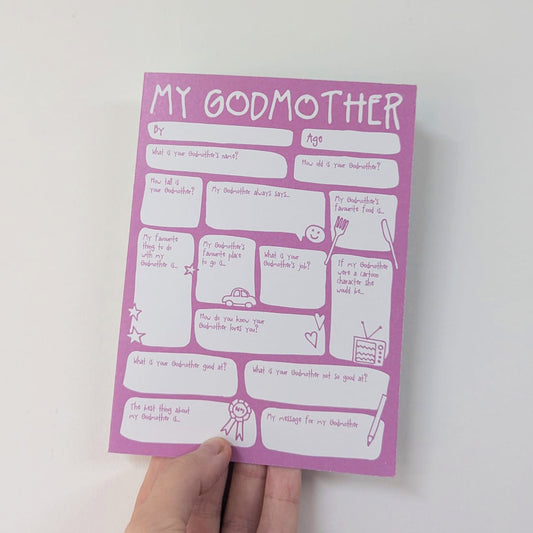 My Godmother Fill In The Blanks Card - SUPER SECONDS