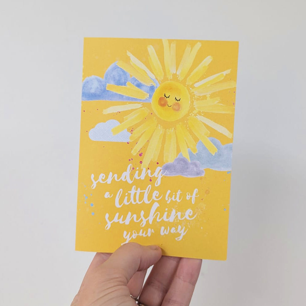 Sending Sunshine Card - SUPER SECONDS