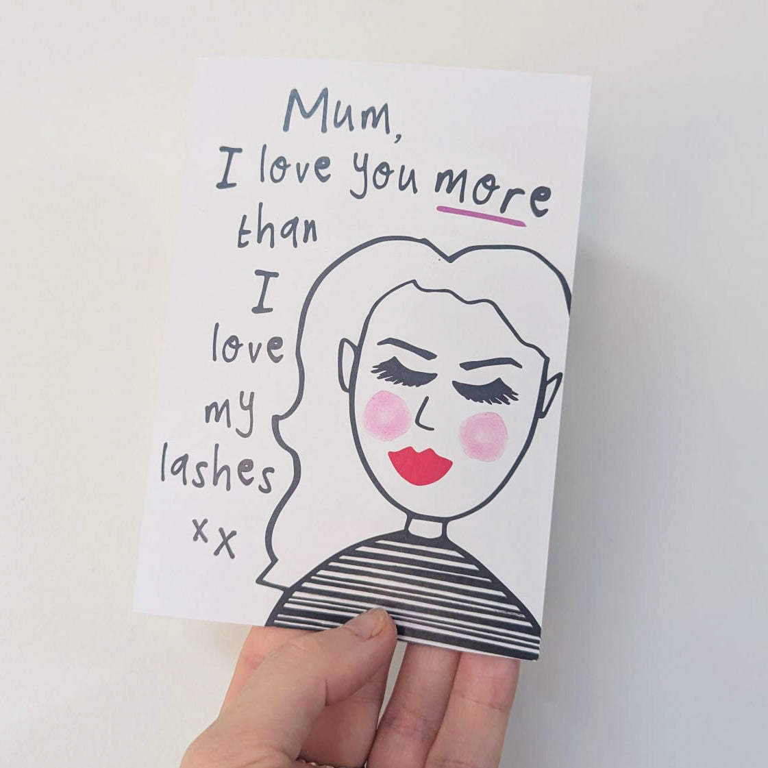 Lashes Mother's Day Card - SUPER SECONDS