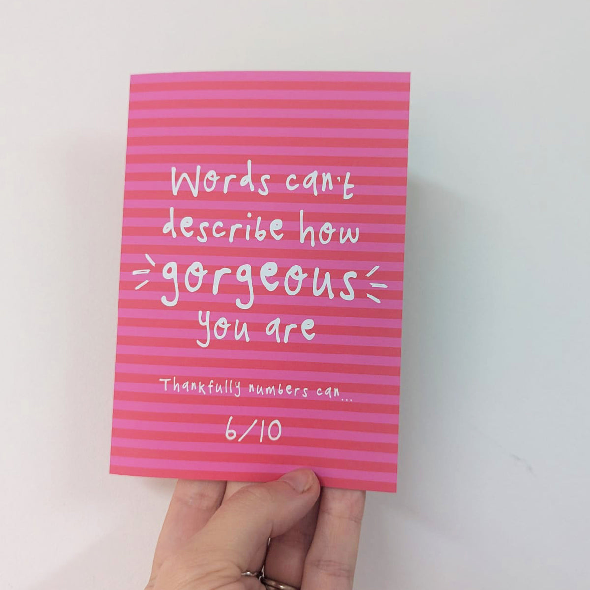 6/10 Funny Valentine's Card - SUPER SECONDS