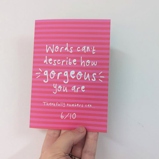 6/10 Funny Valentine's Card - SUPER SECONDS