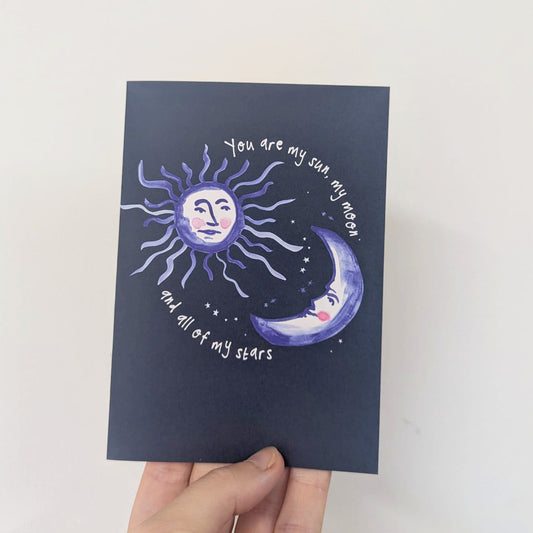 Sun, Moon, Stars Card - SUPER SECONDS