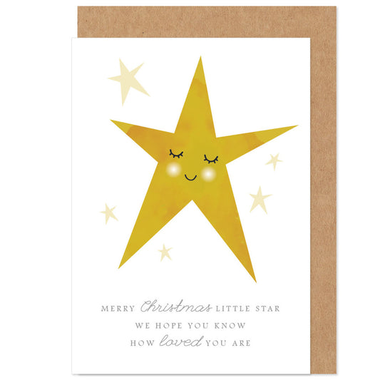 Little Star Remembrance Christmas Card