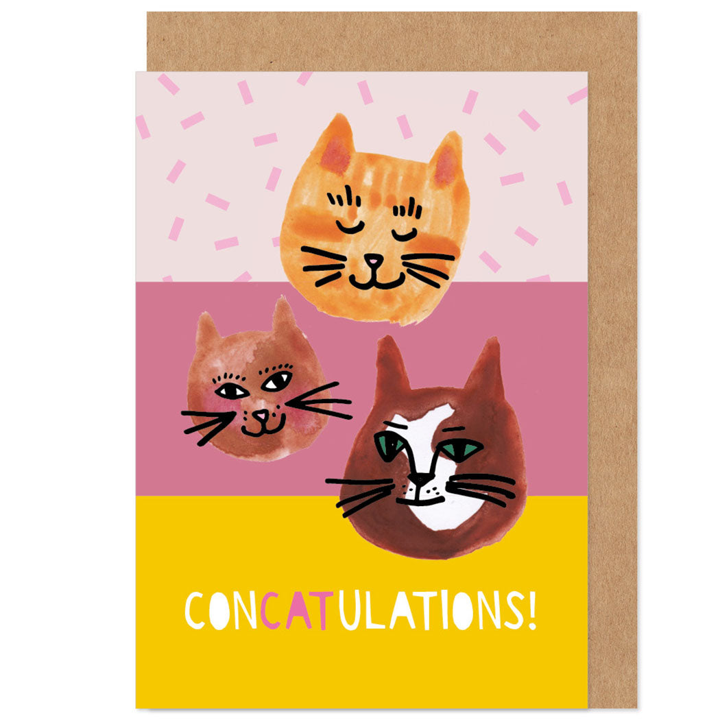 Funny Cat Congratulations Card