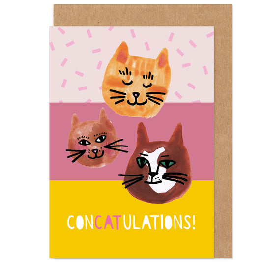 Funny Cat Congratulations Card