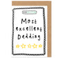 Most Excellent Dadding 5 Star Father's Day Card