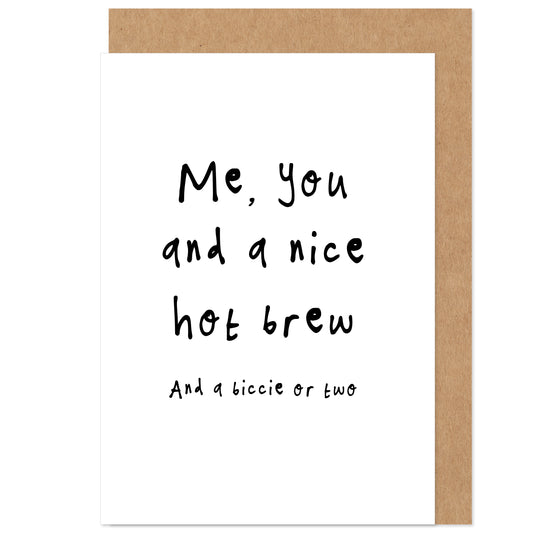 Me, You And A Brew Friendship / Support Card
