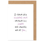 Simple And Reminds Me Of You Funny Birthday Card