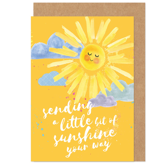 Sending A Little Bit Of Sunshine Your Way Card